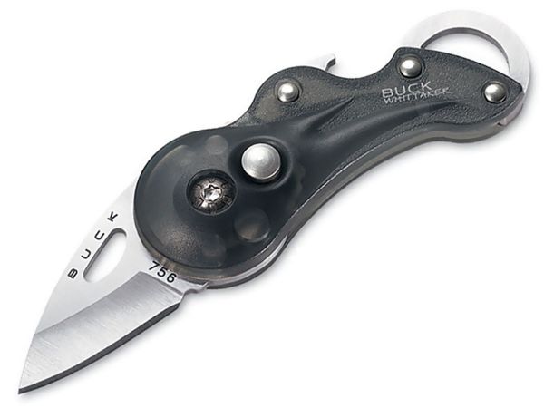 Buck Knives 0756 Pe 0 Transport Keychain Pocket Knife 1 1 4 Plain Blade Nylon Pearl
