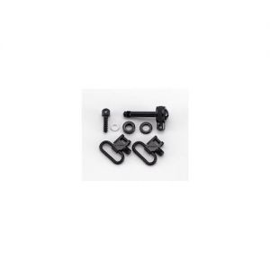 BLACKHAWK! - 70SW03BK - LOK-Down Swing Swivel Set - For 1" Slings - Fits Remington 7400 - Wood Screw Rare Base