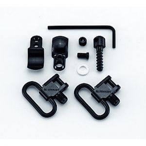 BLACKHAWK! - 70SW06BK -Lok Down  Sling Swivel Set - 1 1/4" Magnum Band  - .410 Shotguns Barrel - .63 to .75 Dia Magazines