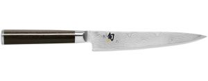 Kershaw Knives- DM-0701 -Shun Classic Fixed Blade Kitchen Knife ( 6" Plain Edge Blade )-Made in Japan