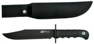 MTECH Knives- MT-096 -Hard Rubber Handle 440 Stainless Steel Fixed Blade Knife ( 8" 440 Stainless Steel Blade )
