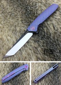 WE KNIFE CO -604D , 6AL4V Titanium,CPM-S35VN