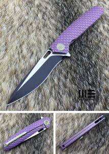 WE KNIFE CO -604G , 6AL4V Titanium,CPM-S35VN