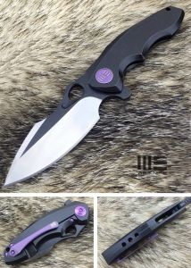 WE KNIFE CO -605H , 6AL4V Titanium, CPM-S35VN