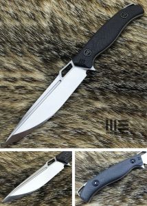 WE KNIFE CO -607C , Carbon Fiber , CPM-S35VN, Black Kydex Sheath