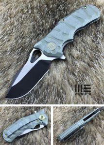 WE KNIFE CO -619C, 6AL4V Titanium , Bohler M390