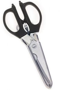 Kershaw-1120CB Taskmaster Multi Purpose Shears, 3.5'' Blade, Nifty Gadget-Bottle Opener, Bone Notch