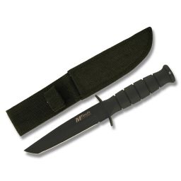 MTech USA - MT-113 - Fixed Blade - (5.25" 440 Stainless Steel Blade) - Black
