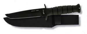 MTECH Knives- MT-133 -Tanto Hard Rubber Handle 440 Stainless Steel Fixed Blade Knife ( 5 7/8" 440 Stainless Steel Blade )