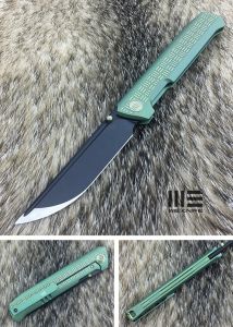 WE KNIFE CO -710E - Straight Up , 6AL4V Titanium ,Bohler M390