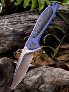 WE KNIFE CO -805B - Wisp , 6AL4V Titanium Inlay Carbon Fiber, CPM-S35VN