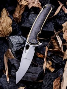 WE KNIFE CO - 810C , Yucha , CPM-S35VN , 6AL4V Titanium and Carbon Fiber