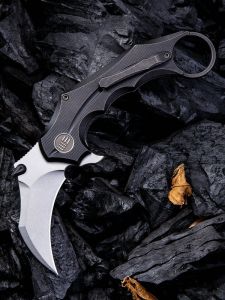 WE KNIFE CO - 816C , Incisor , CPM S35VN , 6AL4V Titanium , Tip-Up,L/R