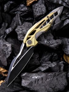 WE KNIFE CO -906A , Arrakis , 6AL4V Titanium,Bohler M390