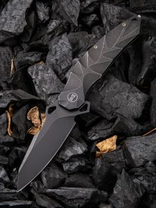 WE KNIFE CO -922B - Hecate , Black 6AL4V Titanium,CPM 20CV