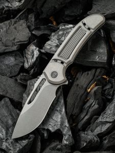 WE KNIFE CO -2007B , Minax , 6AL4V Titanium , CPM 20CV, Tip-Up, Right Carry