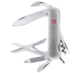 Wenger Knives- 16632 -Stainless Steel traveler Multi Tool Knife NO BOX