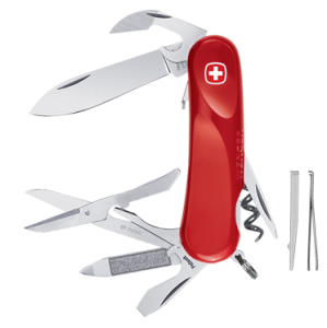 WENGER - 16901 - Swiss Army Knife - EVO S14 - (3.25" blade)  - Wire Stripper - Corkscrew - Reamer Included - NO BOX