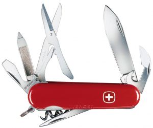Wenger 16932 Traveler, Red Swiss Army & multi tool Knife NO BOX