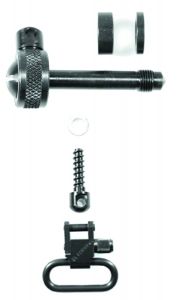 BLACKHAWK! - 70SW18BK - LOK-DOWN sling swivels - Finished  To Match Blues 1" Bolt - With Wood Screw  Rear  Base