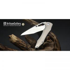 Artisan Cutlery Great White Atz-1841g S35vn Blade Titanium Handle Folding Knives