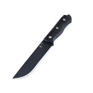 Kizer Bush Fixed Blade Knife Black G-10 Black 1034A1 (4.76'')