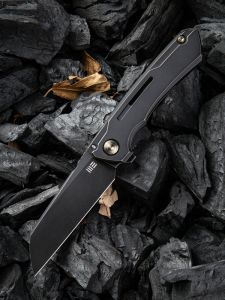 WE KNIFE CO - 2003B , Mini Buster , CPM 20CV , 6AL4V Titanium , Tip-Up, Right Carry