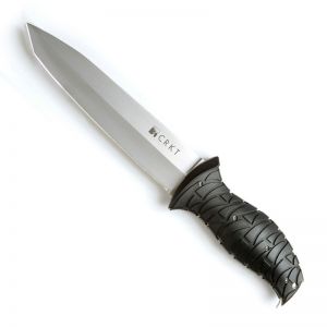 CRKT- 2007  Ultima  Tactical Fixed Blade Knife, 7''  Tanto Plain  Blade, W/Glass Filled Nylon Handles , W/ Sheath, Rare, Dis-Continued