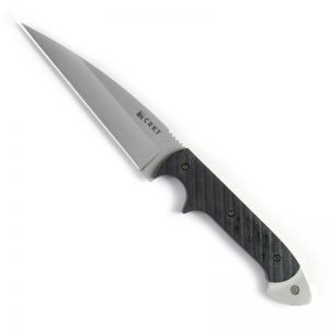 CRKT -2010 Crawford / Kasper Dragon Fighter Fixed Blade Knife, G-10 Handles, 4.5'' Wharncliff Blade, W/ Kydex Sheath, Rare , Dis-Continued