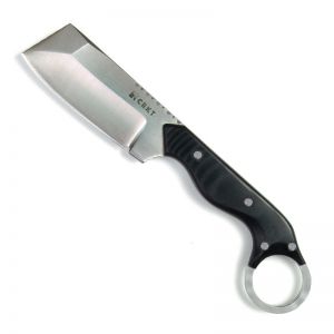 CRKT-2012 The Ringed Razel Fixed Blade Knife, 3'' Plain Blade, With Kydex Sheath, Rare, Dis-Continued