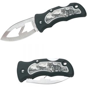 JUNGLEE KNIVES - K02090 - FOX  - Folding Pocket Knife - Lanyard Hole - 2 1/4" AUS - 6 Stainless Steel Blade - Made In Japan