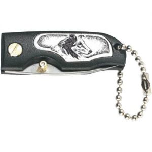 JUNGLEE - K02098 - Collie - Folding Pocket Knife -(1 5/8" 420-J2 Stainless Steel Blade ) - Lightweight - Aluminum Scales