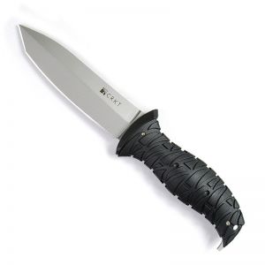 CRKT - 2115  Ultima Tactical Fixed Blade Knife, 5'' Tanto Plain Blade, Cordura/ Kydex Belt Sheath, Rare, Dis-Continued