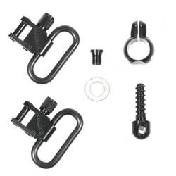 BLACKHAWK! - 70SW23BK - .22 Cal. Tube Magazine Swivels - With Double Knit Pique - Self Fabric Collar With Anti Roll Inserts