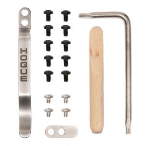 Deka Pocket Clip & Torx Screw Kit - Tumbled Finish