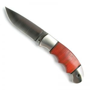 CRKT-2770  Wrangell Alaska Pro-Hunter Fixed Blade Knife,3.5'' Drop Point Blade,  Leather/Stainless Steel Handle, Rare, Dis-Continued