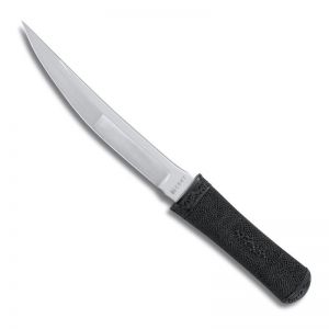 CRKT- 2907K Hissatsu Tactical Fixed Blade Knife, 7.125'' Black Plain Blade, Krayton Handles, Kydex Sheath