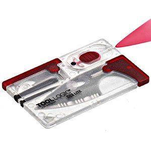 TOOL LOGIC- ICC2R - ICE LITE Red Light Multi-Tool Knife ( 1" Blade )
