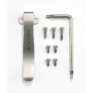 Deep Carry Pocket Clip & Torx Screw Kit - Tumbled Finish