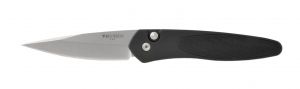 Pro-Tech Knives - 3440-BRN , Newport Tactical Automatic Knife , 3'' Stonewash Blade , G-10 Brown Inlay/ Aluminum Handles, W/ Pocket Clip