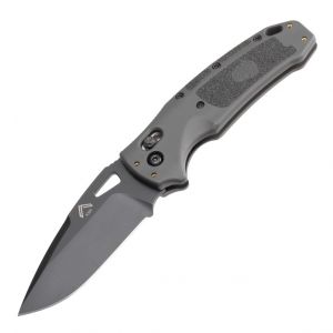 SIG K320 LEGION Manual Folder: 3.5" Drop Point Blade - Black Cerakote Finish, Grey Polymer Frame