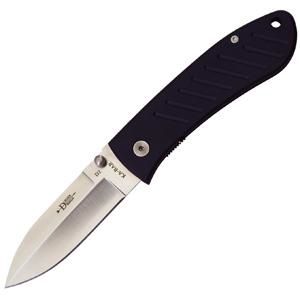 Ka-Bar Knives-02-4059 , Dozier Thorn Folding Pocket Knife, Grey Anodized Aluminum Handles, 3.125'' Plain D2 Blade,Vinatge, Discontinued
