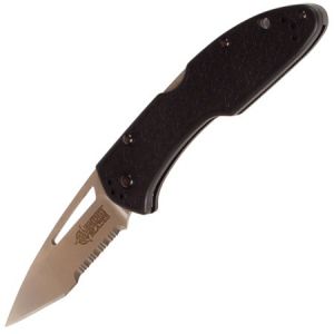 BLACKHAWK!-154111SL-BlackHawk Blades BHB41 Small Lockback Pocket Folding Knife ( 2.95" Stonewash Serr)