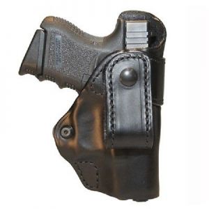 BLACKHAWK - 420419BK-R - Inside The Pants - Leather Holster - S/W MP 9/40 Compact - Adjustable Belt Loop - Extreme Concealability