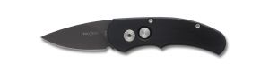 Pro-Tech Knives-4415 Runt J4, Automatic Folding Pocket Knife, 1.94'' Black Blade, Aluminum Handles, W/ Pocket Clip
