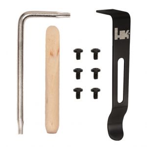 HK Incursion / Mini Incursion Deep Carry Pocket Clip & Torx Screw Kit - Black PVD Finish