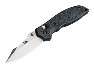 Hogue Knives - 54156 ,HK , Exemplar  Pivot Locking Folding Knife, 3.25''Clip Point Blade , Black G-10 Handles , W/ Pocket Clip