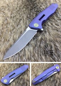 WE KNIFE CO -603F , CPM-S35VN , 6AL4V Titanium