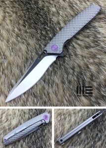 WE KNIFE CO -604J , CPM-S35VN , 6AL4V Titanium