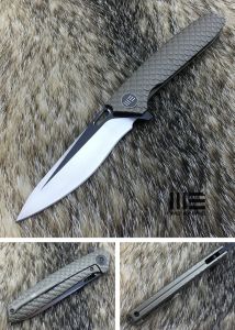 WE KNIFE CO - 604K , CPM-S35VN , 6AL4V Titanium